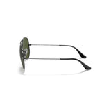 RAYBAN - AVIATOR | Gunmetal w/ Green Polarized - The Cabana.ca
