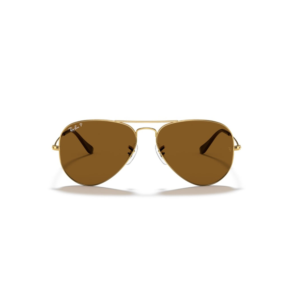 Gold brown gradient aviators top