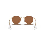 RAYBAN - ROUND METAL | Matte Gold w/ Brown Pink Flash - The Cabana.ca