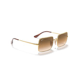 RAYBAN - RECTANGLE | Gold w/ Light Brown Gradient - The Cabana.ca