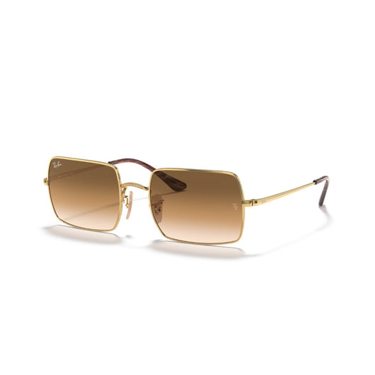 RAYBAN - RECTANGLE | Gold w/ Light Brown Gradient - The Cabana.ca