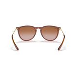 RAYBAN - ERIKA | Transparent Light Brown w/ Brown