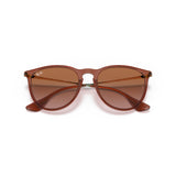 RAYBAN - ERIKA | Transparent Light Brown w/ Brown