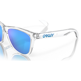 OAKLEY - FROGSKINS | Clear w/ Prizm Sapphire - The Cabana.ca