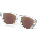 OAKLEY - FROGSKINS | Clear w/ Prizm Sapphire - The Cabana.ca