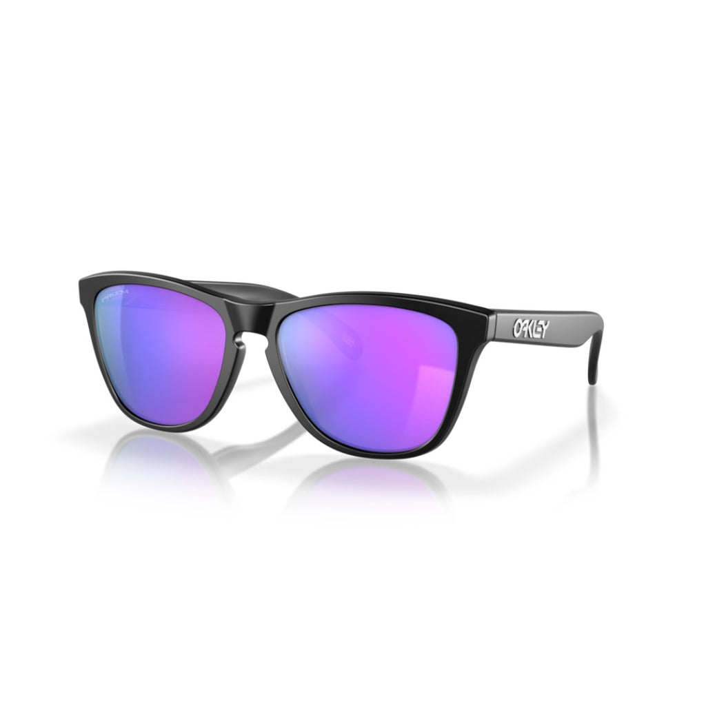 OAKLEY Frogskins Matte Black - Prizm Violet Sunglasses
