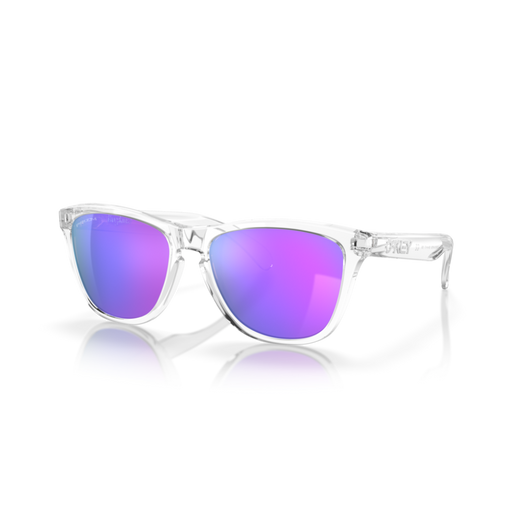 OAKLEY - FROGSKINS | Clear w/ Prizm Violet - The Cabana.ca