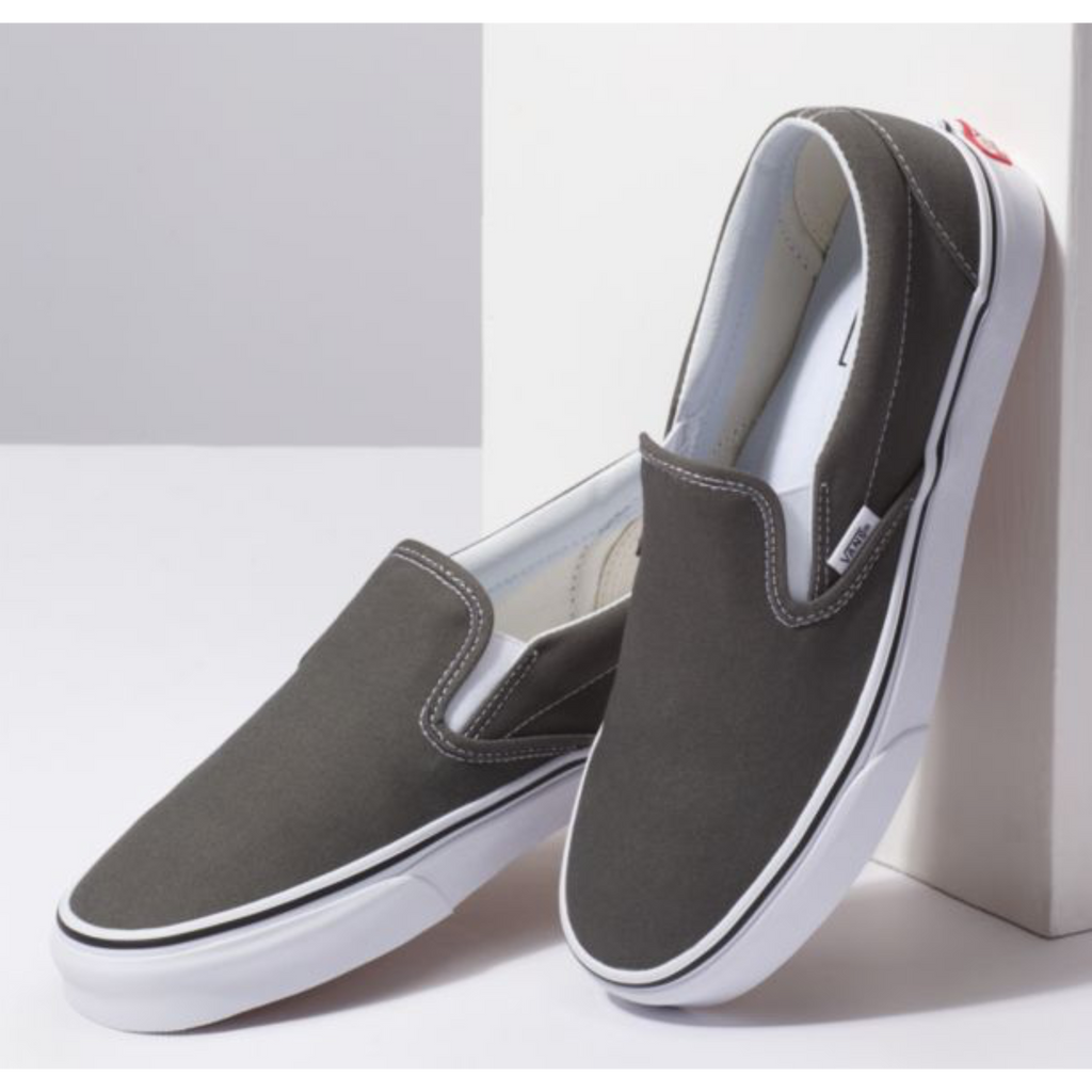 Charcoal vans 2025 slip ons
