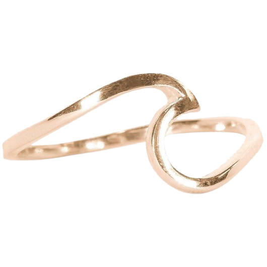 PURA VIDA - WAVE RING | ROSE GOLD - The Cabana
