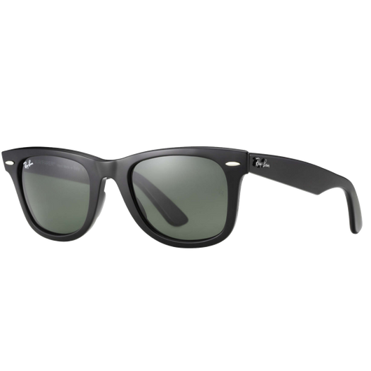RAYBAN - CLASSIC WAYFARER | Black w/ Green - The Cabana