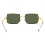 RAYBAN - RECTANGLE | Gold w/ Green