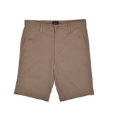 RVCA - WEEKEND STRETCH CHINO SHORT | DARK KHAKI - The Cabana.ca
