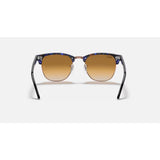 RAYBAN - CLUBMASTER | Spotted Brown/Blue w/ Brown Gradient