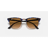RAYBAN - CLUBMASTER | Spotted Brown/Blue w/ Brown Gradient