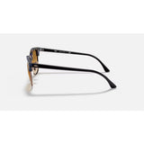 RAYBAN - CLUBMASTER | Spotted Brown/Blue w/ Brown Gradient