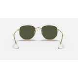 RAYBAN - HEXAGONAL | Polished Gold w/ Green
