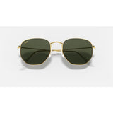 RAYBAN - HEXAGONAL | Polished Gold w/ Green