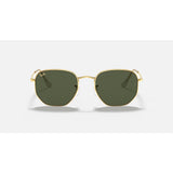 RAYBAN - HEXAGONAL | Polished Gold w/ Green