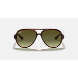 RAYBAN - CATS 5000 | Light Havana w/ Green Gradient