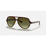 RAYBAN - CATS 5000 | Light Havana w/ Green Gradient