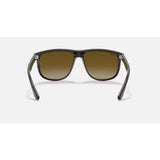 RAYBAN - BOYFRIEND | Black on Brown w/ Brown Gradient