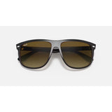 RAYBAN - BOYFRIEND | Black on Brown w/ Brown Gradient