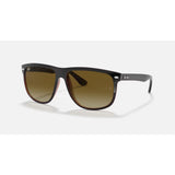 RAYBAN - BOYFRIEND | Black on Brown w/ Brown Gradient