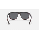 RAYBAN - BOYFRIEND | Matte Black on Transparent Red w/ Dark Grey