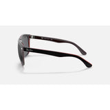 RAYBAN - BOYFRIEND | Matte Black on Transparent Red w/ Dark Grey