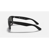 RAYBAN - JUSTIN | Black Rubber w/ Grey Gradient
