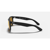RAYBAN - JUSTIN | Black Rubber w/ Red