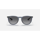 RAYBAN - ERIKA | Polished Transparent Blue w/ Grey