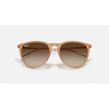 RAYBAN - ERIKA | Polished Rubber Beige w/ Gradient Brown