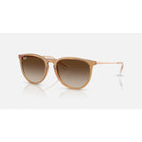 RAYBAN - ERIKA | Polished Rubber Beige w/ Gradient Brown