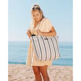 SAND CLOUD -  BEACH TOTE | VERT STRIPE