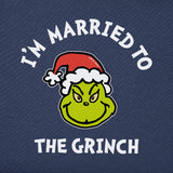 LIFE IS GOOD - WOMENS MARRIED TO THE GRINCH SHORT SLEEVE | Darkest Blue