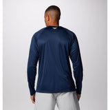 COLUMBIA - TERMINAL TACKLE LS | Collegiate Navy/Sunset Red Logo