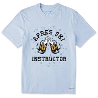 LIFE IS GOOD - MENS APRES SKI FROSTY MUGS SHORT SLEEVE | Glacier Blue