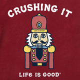 LIFE IS GOOD - MENS NUTCRACKER SHORT SLEEVE | Adirondack Red