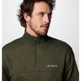 COLUMBIA - HART MOUNTAIN II HALF ZIP SWEATER | GREENSCAPE HEATHER