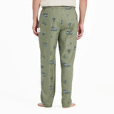 LIFE IS GOOD - CHRISTMAS TREE PANTS (MENS) | Moss Green