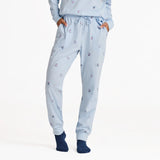 LIFE IS GOOD - WOMENS SKI YA LATER LOUNGEPANTS | Glacier Blue