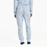 LIFE IS GOOD - WOMENS SKI YA LATER LOUNGEPANTS | Glacier Blue