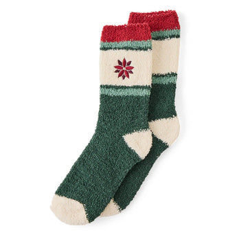 LIFE IS GOOD - UNISEX ADULT SNUGGLE SOCK | Treeline Green