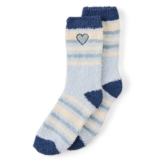 LIFE IS GOOD - UNISEX ADULT SNUGGLE SOCK | Glacier Blue