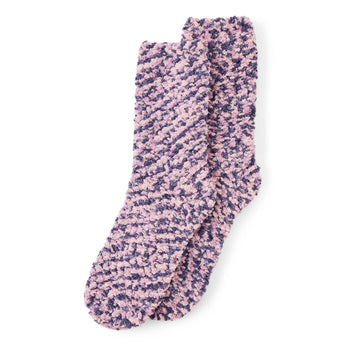 LIFE IS GOOD - UNISEX POM POM SOCKS | Violet Purple