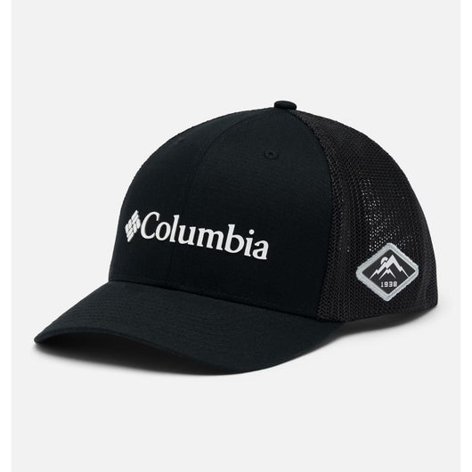 COLUMBIA - MESH BALL CAP | Black w/ White