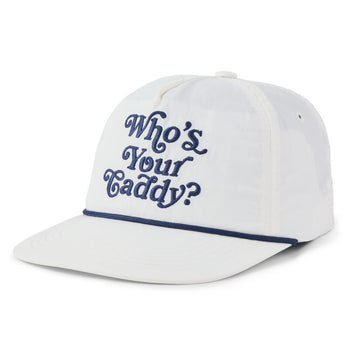 LIFE IS GOOD - WHO'S YOUR CADDY HAT | Cloud White