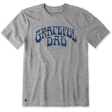 LIFE IS GOOD - MENS CRUSHER TEE | Grateful Dad Heather Grey