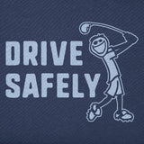 LIFE IS GOOD - MENS CRUSHER TEE | Drive Safely Darkest Blue